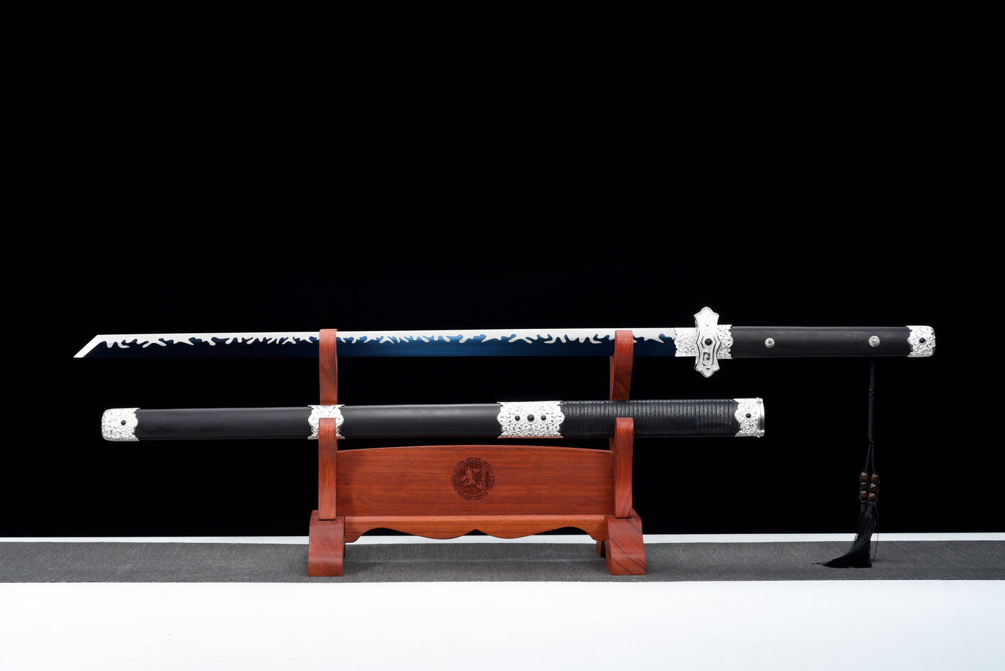 Handmade Ninjato Sword High manganese steel Full Tang Blue blade - 41in