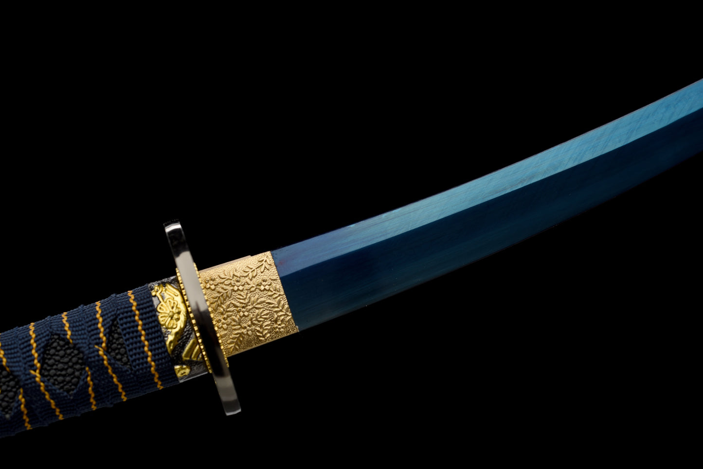 Handmade Full Tang Tanto Sword High manganese Blue steel Blade With scabbard - 21 in