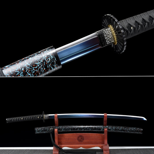 Full Tang Katana 1045 carbon steel Blue Blade 41 inches