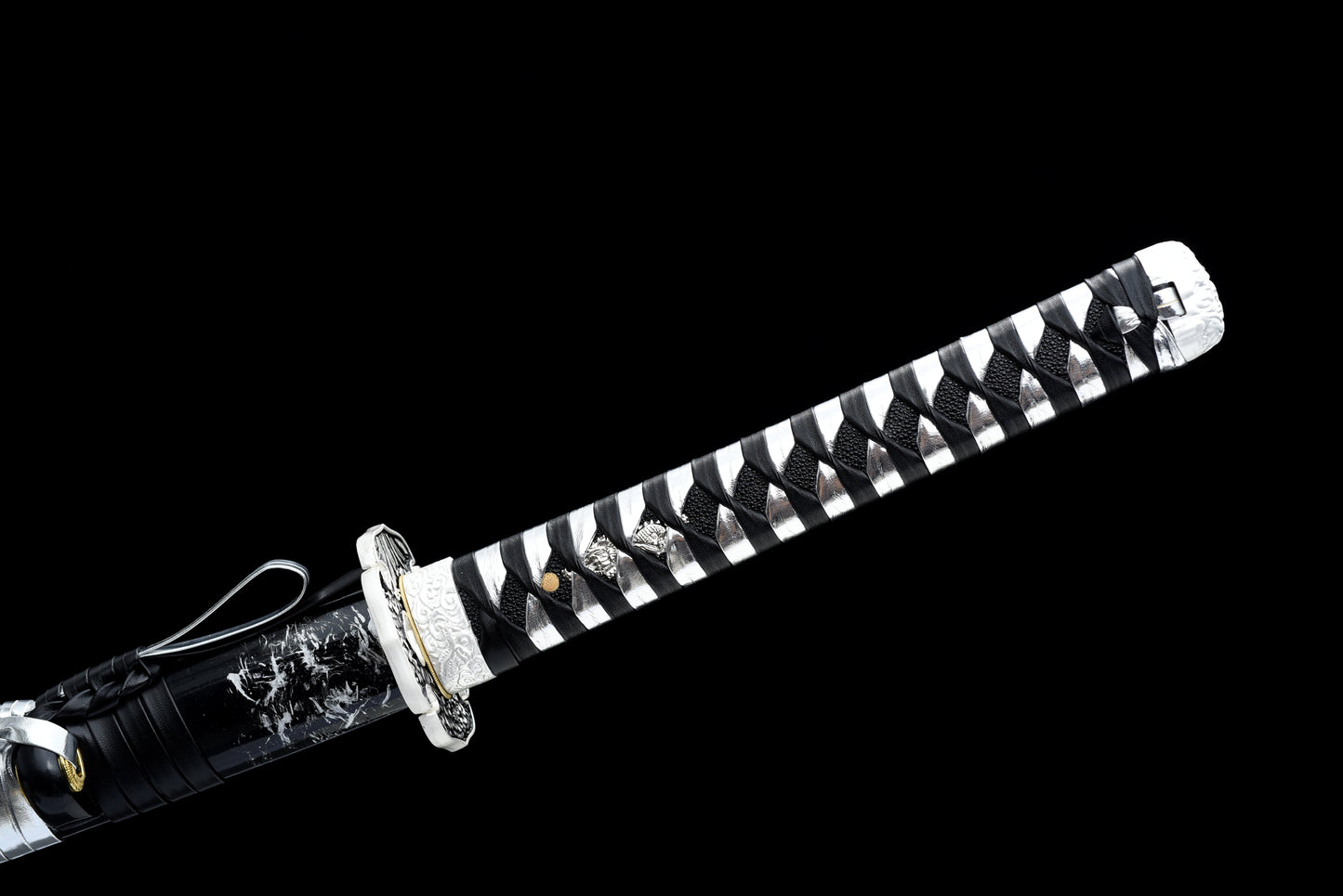 Handmade Full Tang Katana 1095 High-carbon steel Black Blade 41 inches