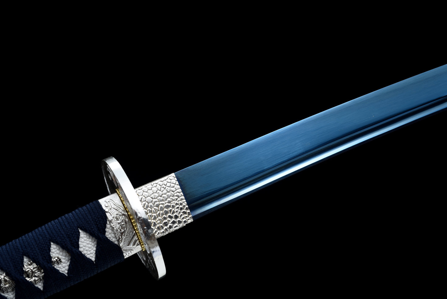 Handmade Full Tang Katana 1095 High carbon steel Blue Blade 41 inches