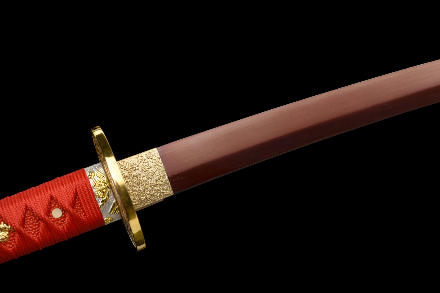 Handmade Full Tang Katana 1095 High carbon steel Red Blade 41 inches