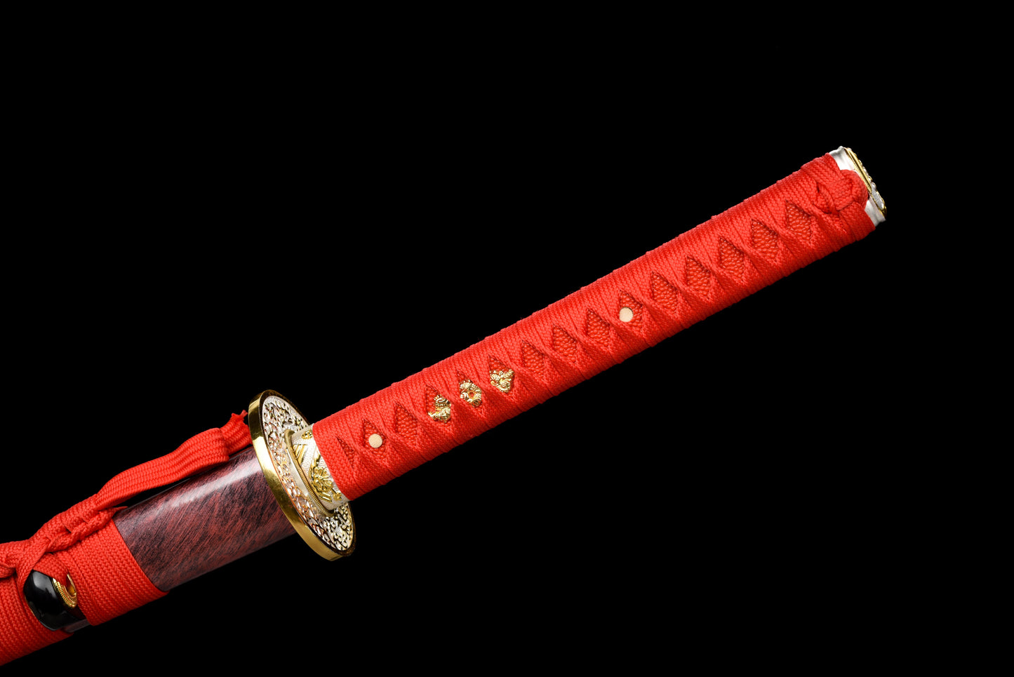 Handmade Full Tang Katana 1095 High carbon steel Red Blade 41 inches