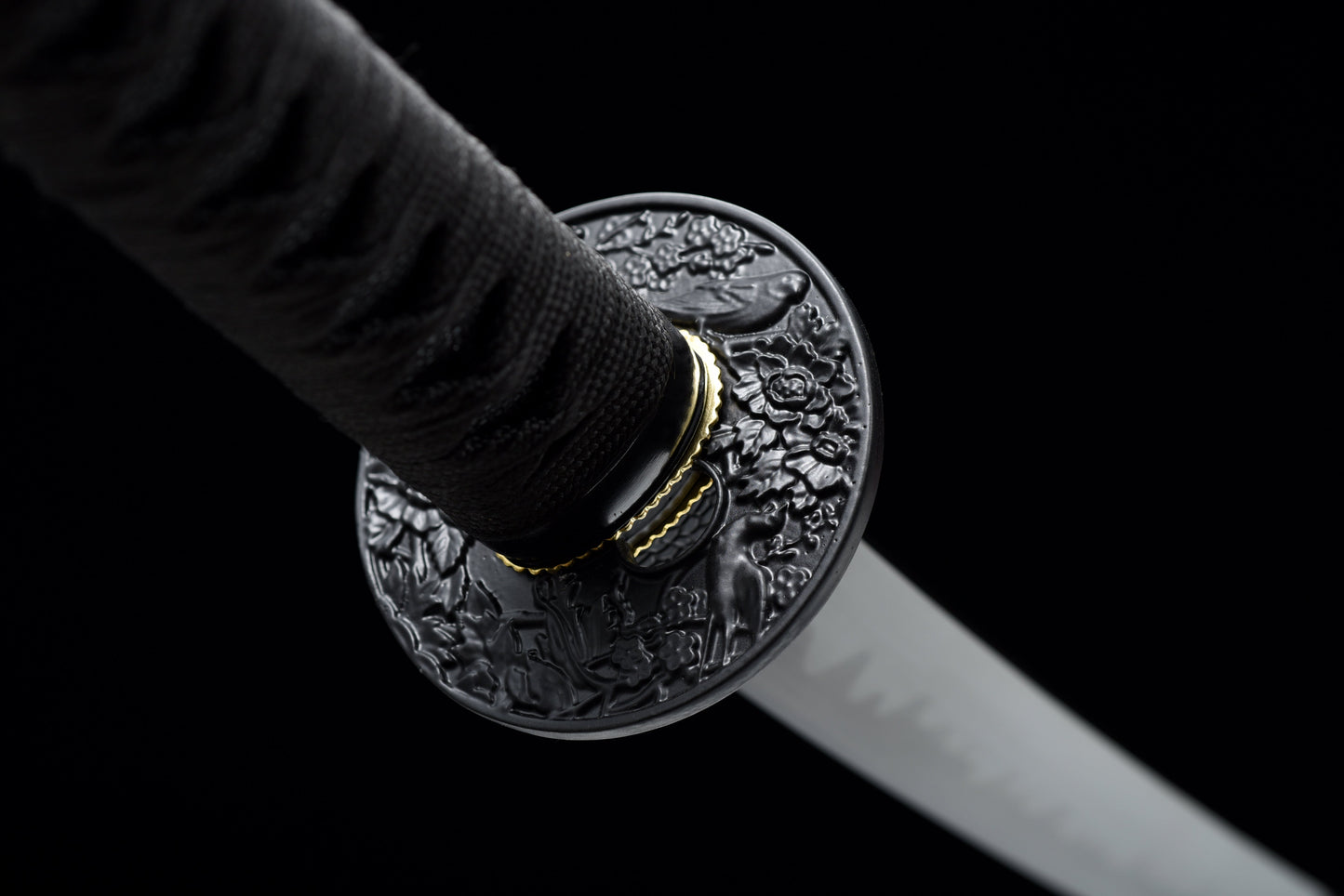 Handmade Full Tang Katana 1095 High carbon steel Black Blade 41 inches